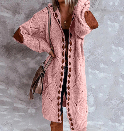 Sophie | Dames Lang Vest met Capuchon - Zacht en Comfortabel, Trendy Design 7
