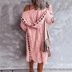Sophie | Dames Lang Vest met Capuchon - Zacht en Comfortabel, Trendy Design 8
