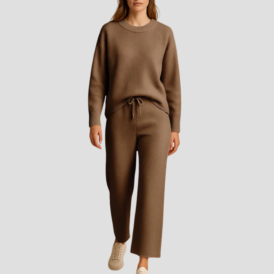 Sophie | Dames Loungewear Set - Zachte Gebreide Stof, Comfy en Casual 4
