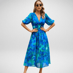 Stijlvolle Midi Jurk | Comfortabele Feestjurk 1