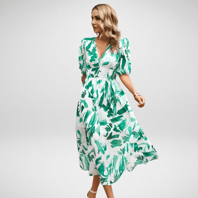 Stijlvolle Midi Jurk | Comfortabele Feestjurk 3