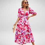 Stijlvolle Midi Jurk | Comfortabele Feestjurk 4