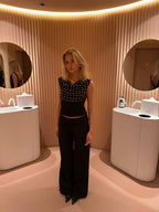 Zola | Top met Asymmetrische Polkadot Mouw