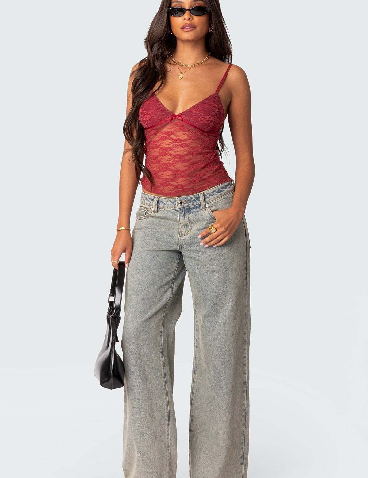 Transparante Kant Top | Blouse Dames Elegante Mode 1