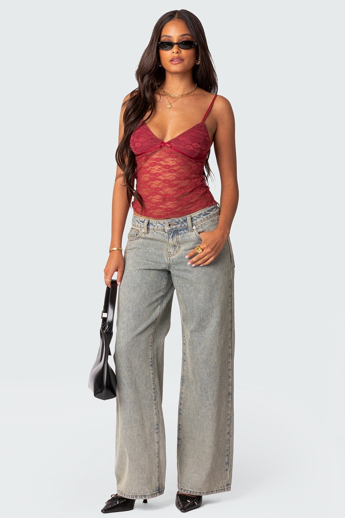 Transparante Kant Top | Blouse Dames Elegante Mode 1