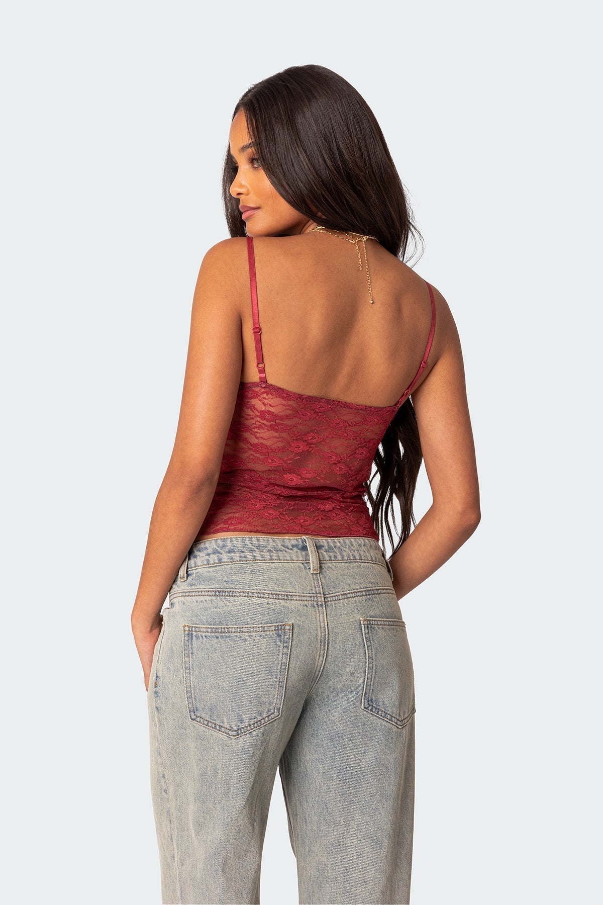 Transparante Kant Top | Blouse Dames Elegante Mode 3