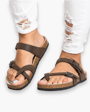 Remi Open Teen Sandalen met Platte Zool en Luchtige Pasvorm voor dames