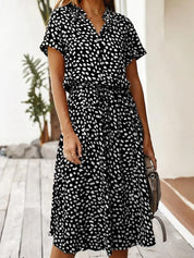 Vrolijke Midi Jurk | Midi Jurk Dames van Lichtgewicht Materiaal 1