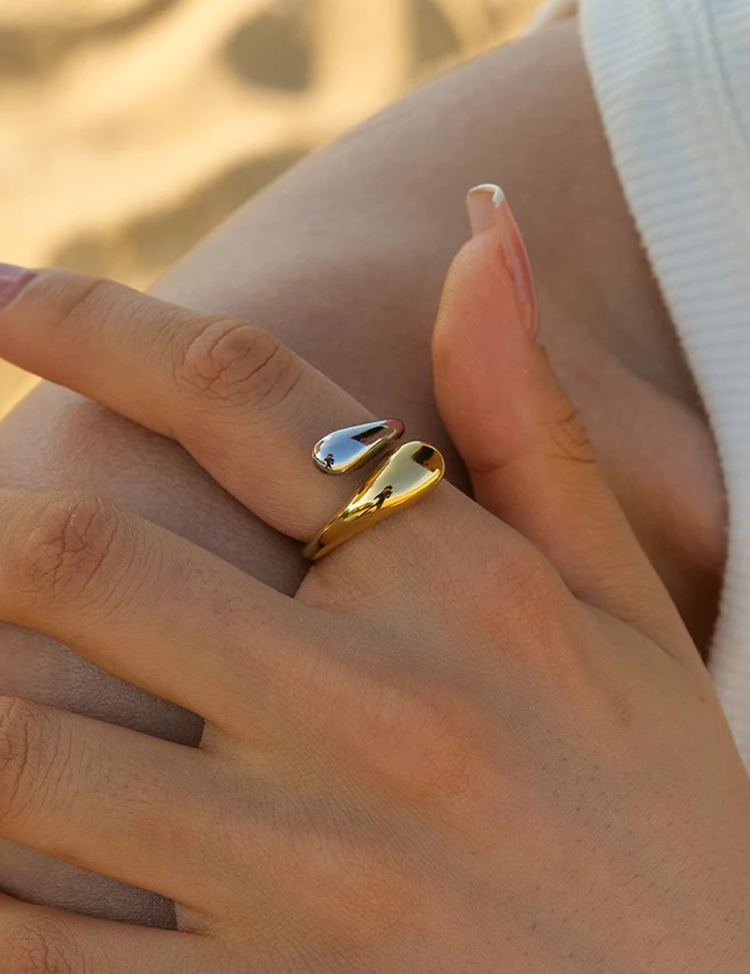 Wendy | Dames Ring - Hoogwaardig Roestvrij Staal, Tijdloos en Elegant 0
