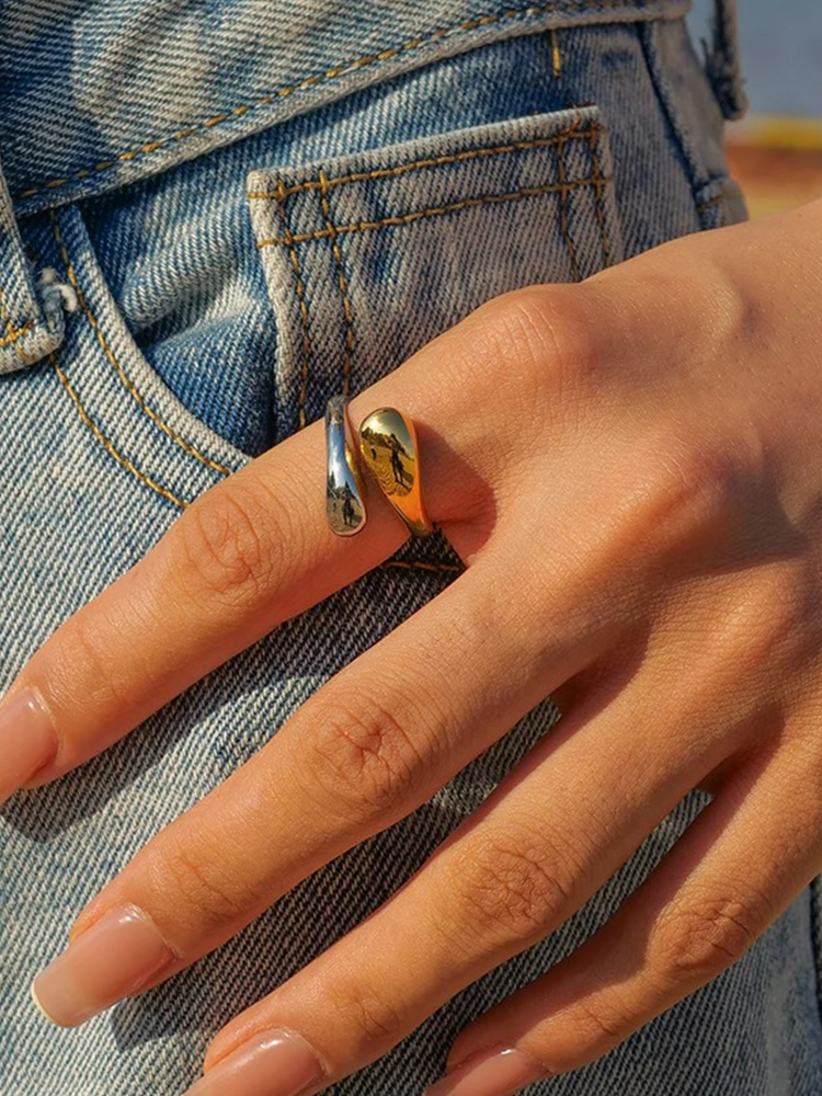 Wendy | Dames Ring - Hoogwaardig Roestvrij Staal, Tijdloos en Elegant 1
