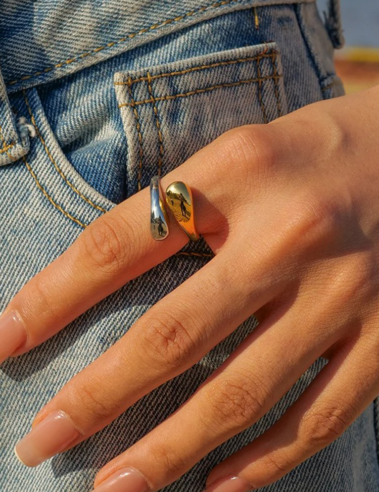 Wendy | Dames Ring - Hoogwaardig Roestvrij Staal, Tijdloos en Elegant 1