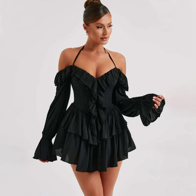 Wendy | Dames Romper - Elegant met Ruches, Flatterend Bodycon Silhouet 0