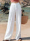 Witte Linnen Comfortbroek | Casual Chique Damesbroek 0