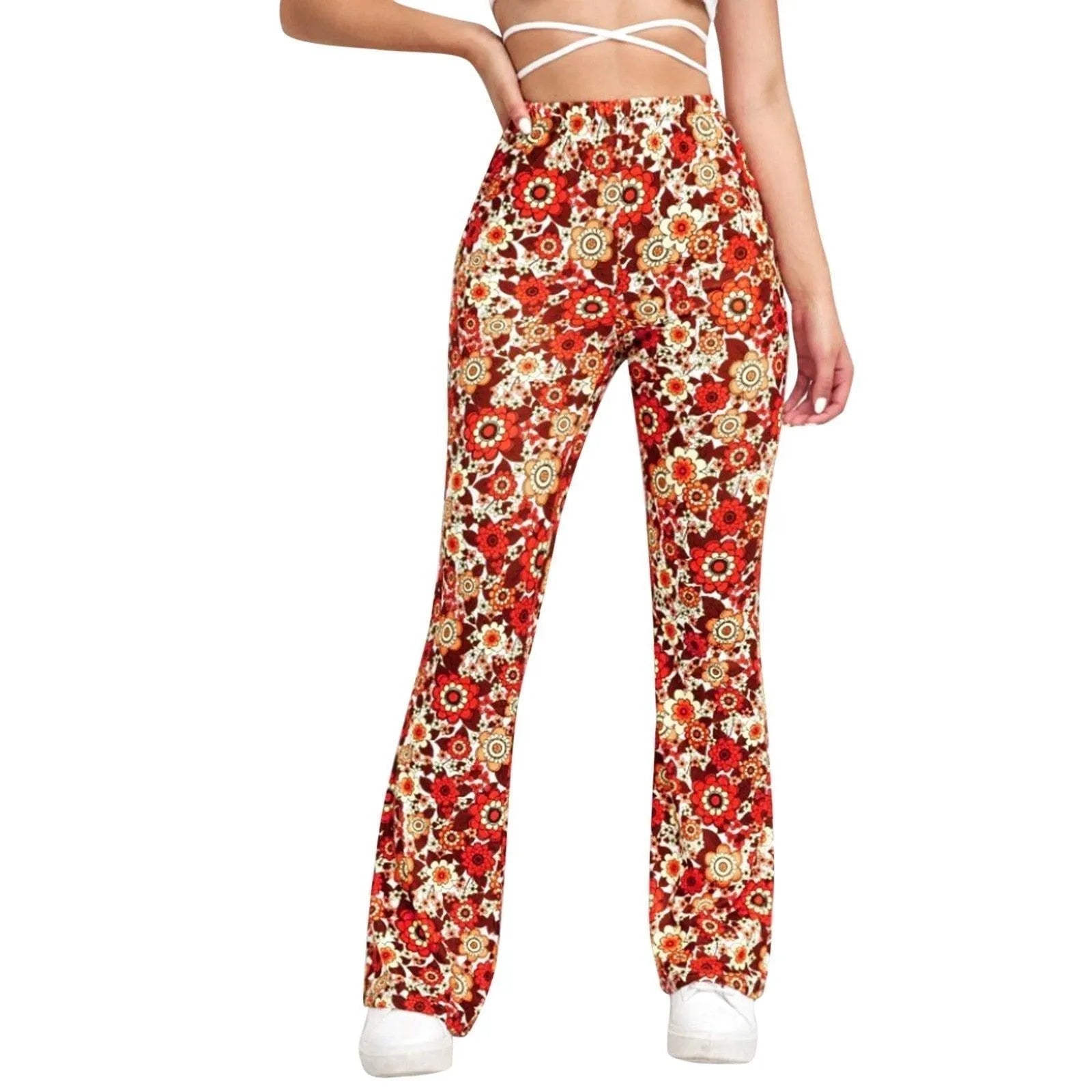 Xandrea | Flared Broek met Bloemenprint 0
