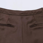 Xylia | Dames Minishort - Luxe Satijn met Kanten Rand 2