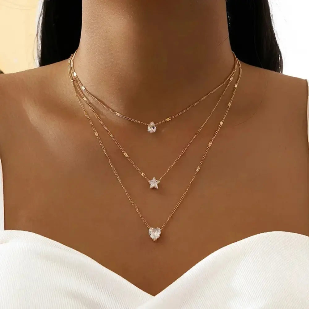 Zara | Dames Halsketting - Gelaagd Ontwerp, Tijdloos Elegant 0