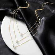 Zara | Dames Halsketting - Gelaagd Ontwerp, Tijdloos Elegant 2