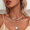 Zina | Dames Zilveren Ketting - Handgemaakt, Tijdloos Design 0