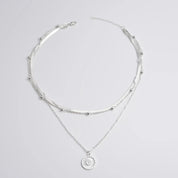 Zina | Dames Zilveren Ketting - Handgemaakt, Tijdloos Design 1