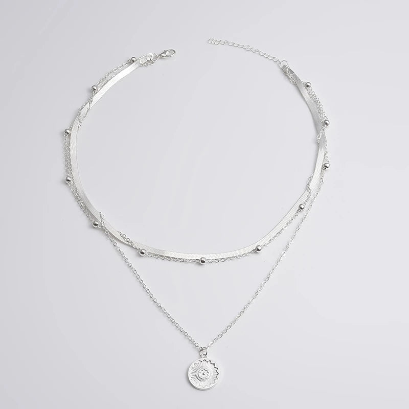 Zina | Dames Zilveren Ketting - Handgemaakt, Tijdloos Design 1