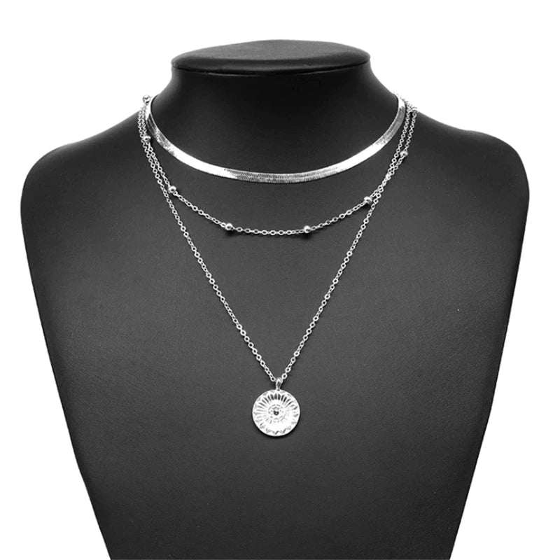 Zina | Dames Zilveren Ketting - Handgemaakt, Tijdloos Design 3