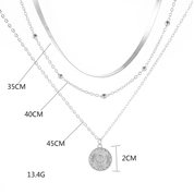 Zina | Dames Zilveren Ketting - Handgemaakt, Tijdloos Design 5