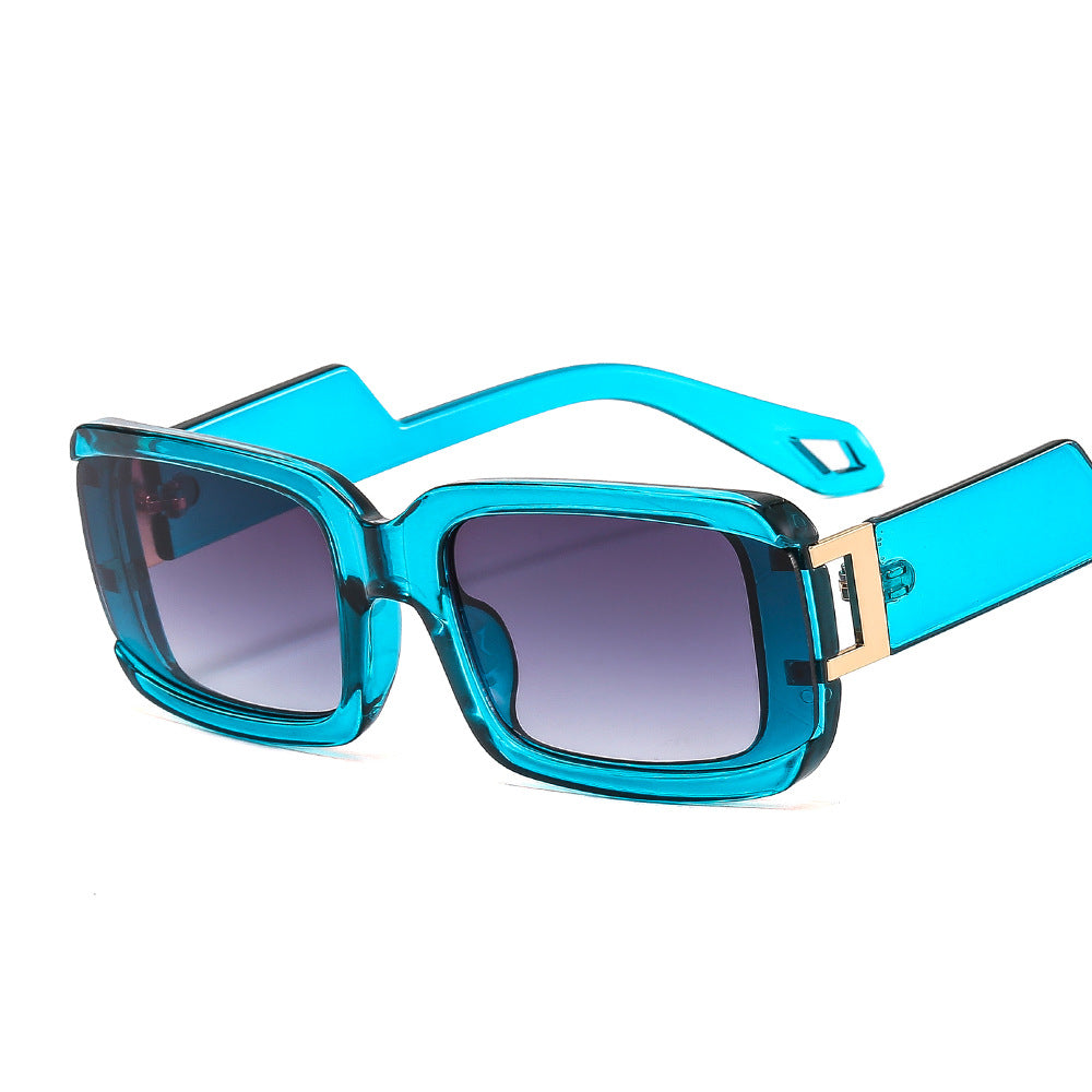 Cora Vierkante zonnebril met luxe details voor dames