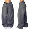 Dames Jeans Baggy Cargo Middelhoge taille