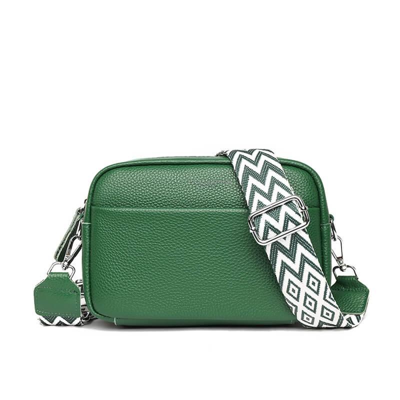 Mavie crossbody tas van soepel leder met strak silhouet