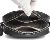 Mavie crossbody tas van soepel leder met strak silhouet