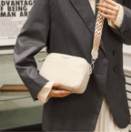Mavie crossbody tas van soepel leder met strak silhouet