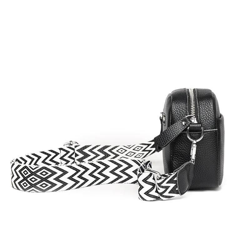 Mavie crossbody tas van soepel leder met strak silhouet