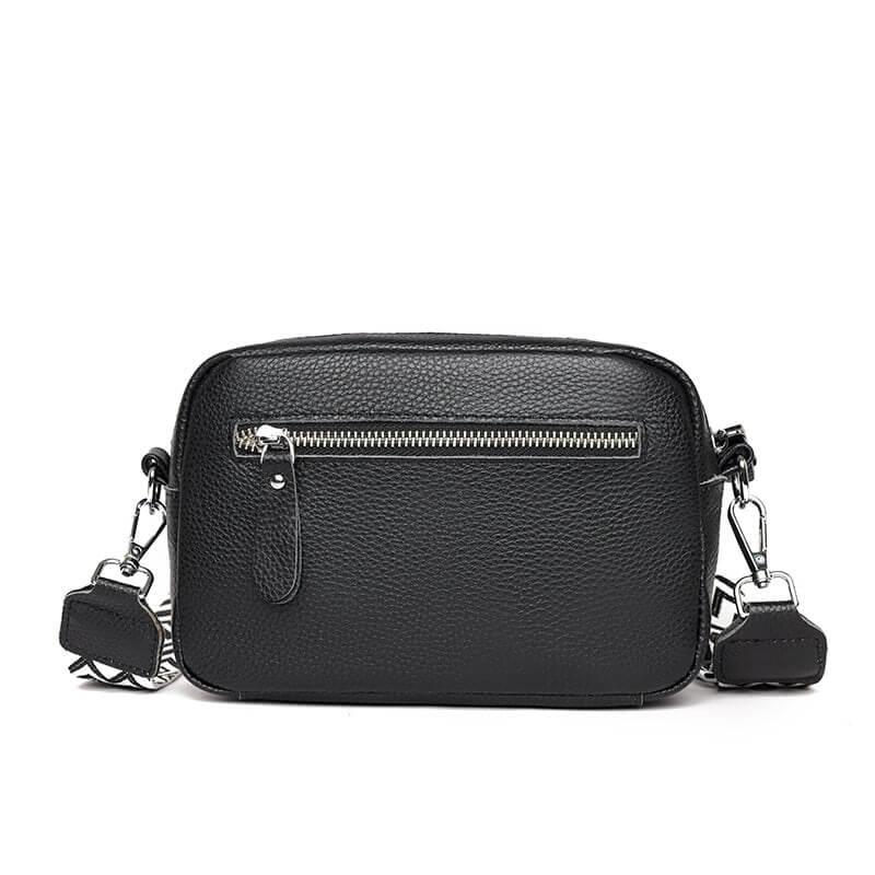 Mavie crossbody tas van soepel leder met strak silhouet