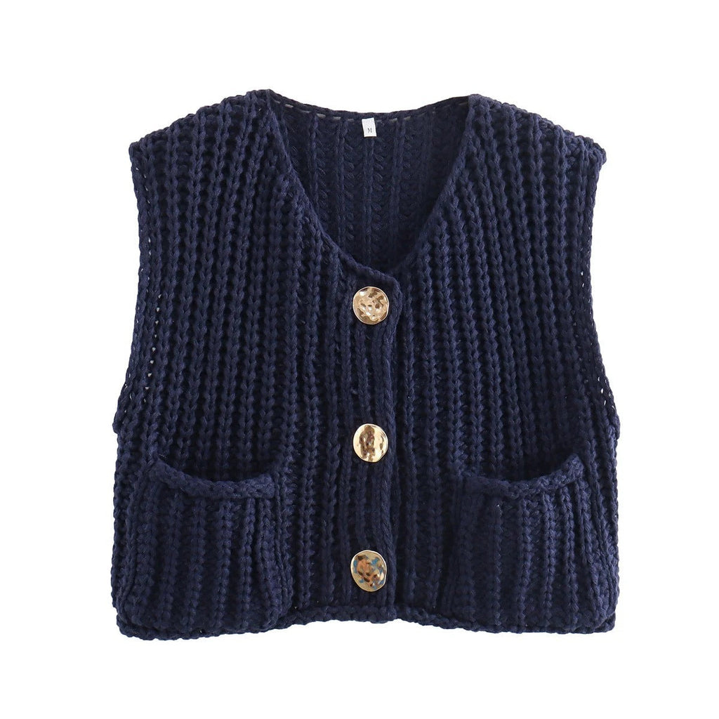Madelin | Vest met Chunky Knit Textuur