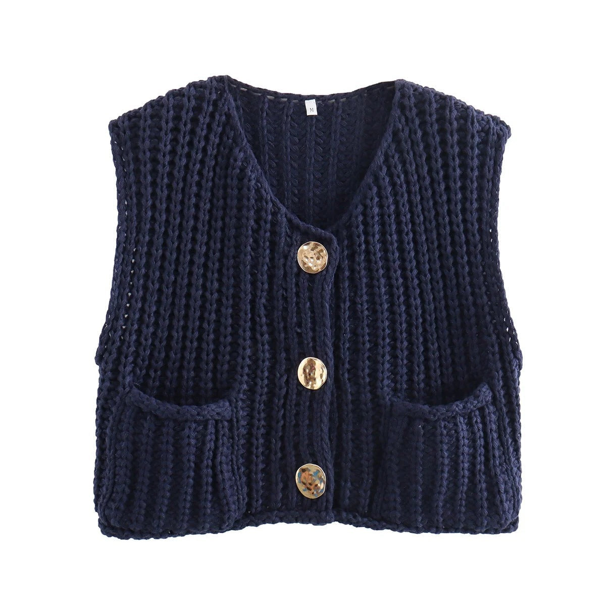 Madelin | Vest met Chunky Knit Textuur