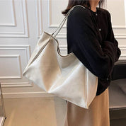 Senna Ruime shopper schoudertas in vegan leer