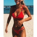Sora bikini set met verstelbare bandjes en gekruiste rug voor dames