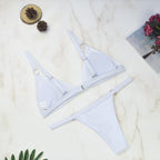 Sora bikini set met verstelbare bandjes en gekruiste rug voor dames