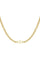Gold-tone necklace with 'CD' logo pendant, front view