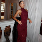 Celest Maxi-jurk met pailletten voor dames