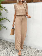 Dames Co-ord Set Kanten details Relaxed fit