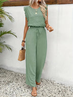 Dames Co-ord Set Kanten details Relaxed fit