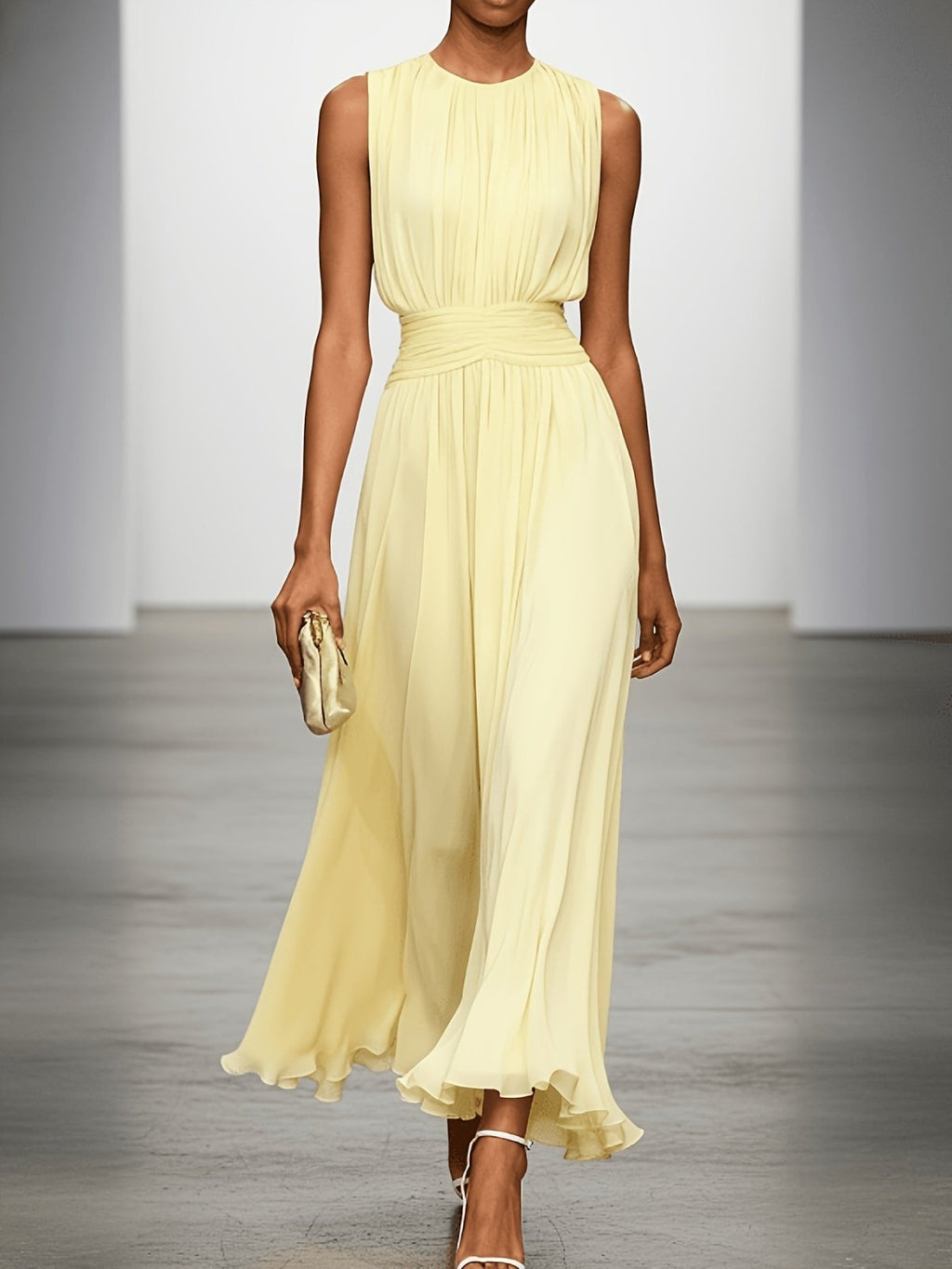 Dames Jurk Maxi Elegance - Viscose