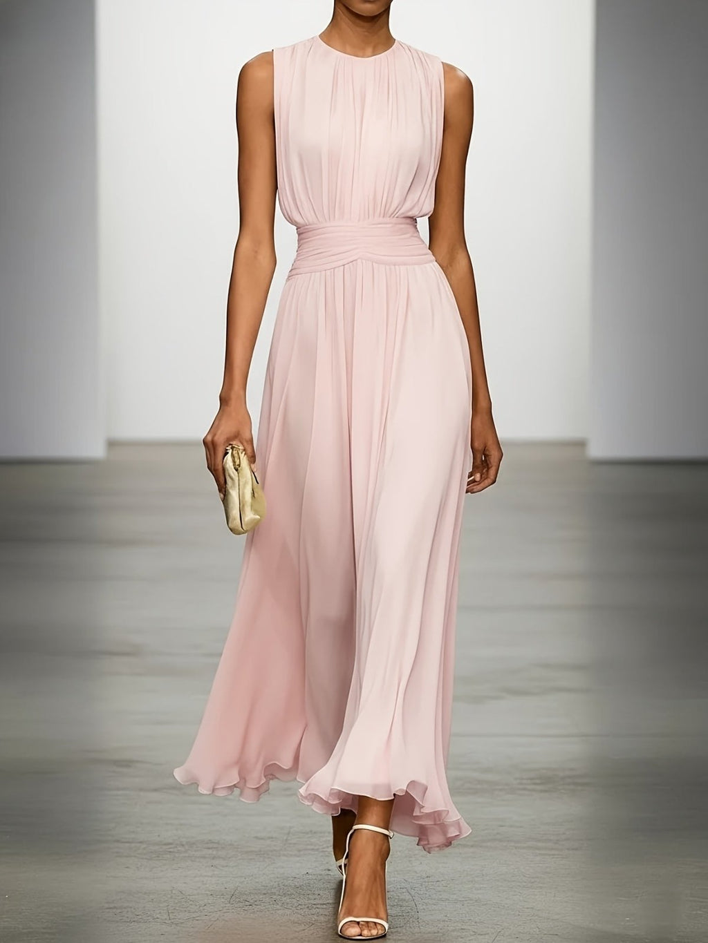 Dames Jurk Maxi Elegance - Viscose