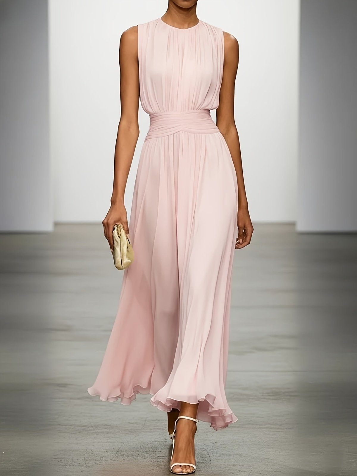 Dames Jurk Maxi Elegance - Viscose