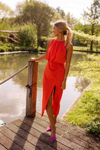 Dames Jurk Midi Elegant