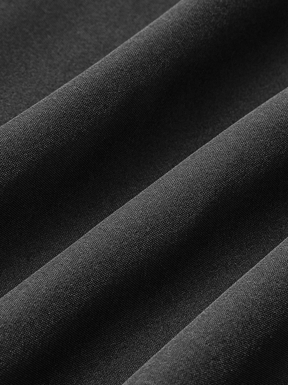 Maxi jurk zwart zijdetail