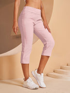 Broek Dames Capri Stretch Slim Stretchstof – Vorana