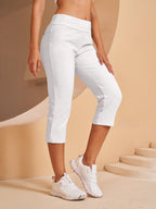 Broek Dames Capri Stretch Slim Stretchstof – Vorana
