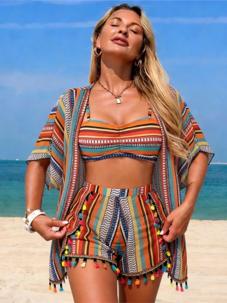 Dames 4-delige bikini set Zomer Casual – Vorana
